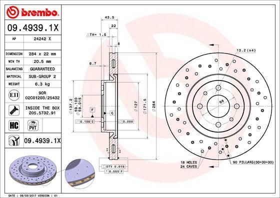 Brembo 09.4939.1X
