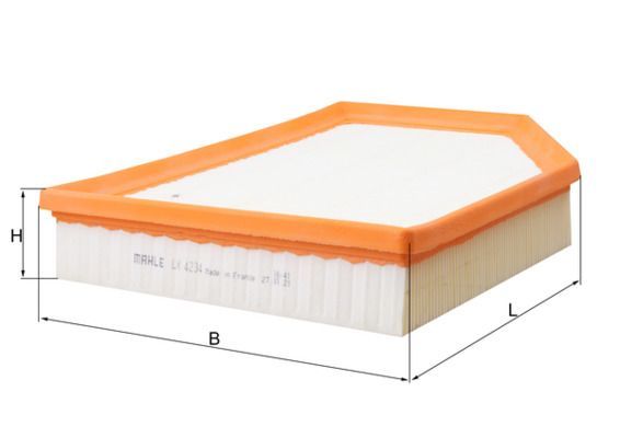 Knecht LX 4234 - Vzduchový filter -