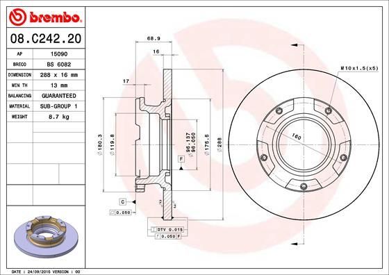 Brembo 08.C242.20