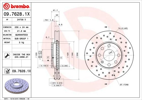Brembo 09.7628.1X