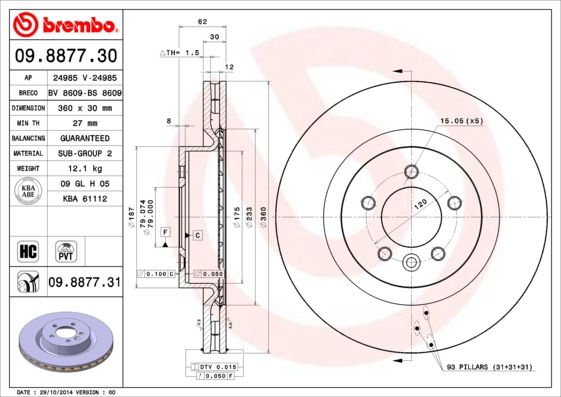 Brembo 09.8877.31