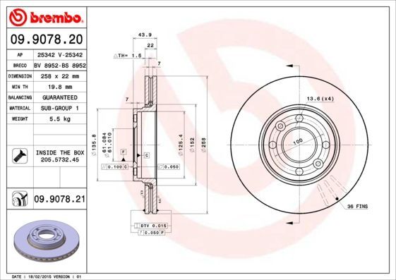 Brembo 09.9078.21