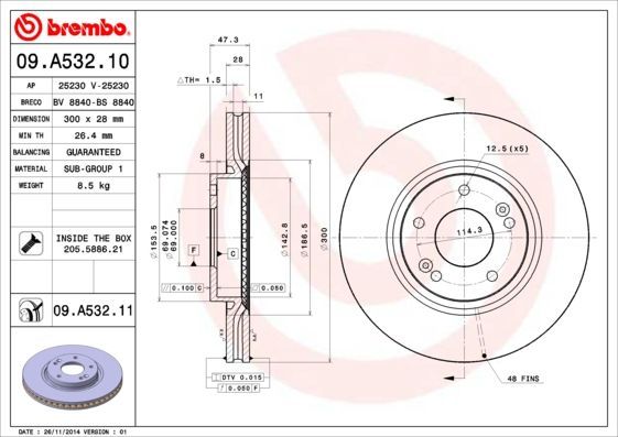 Brembo 09.A532.11