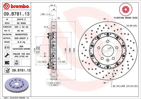 Brembo 09.B781.13