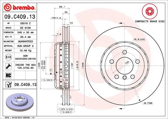 Brembo 09.C409.13