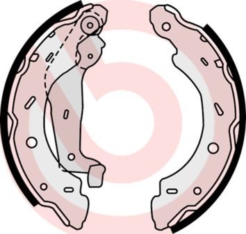 Brembo S 50 504 - Brzdové čeľuste -