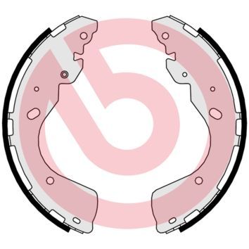 Brembo S 56 547 - Brzdové čeľuste -