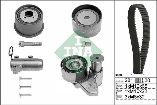 INA 530 0480 10 - Rozvodová sada -