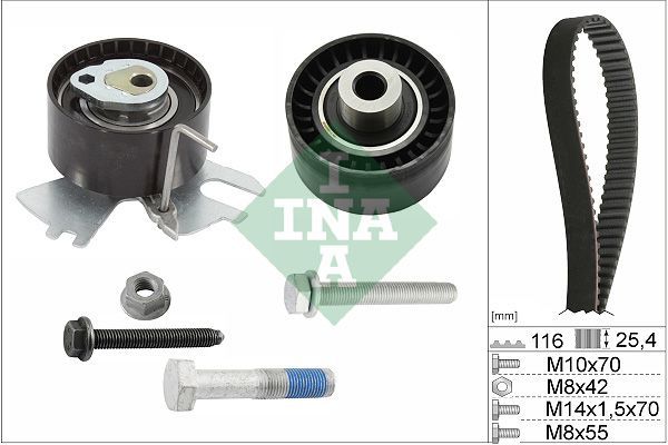 INA 530 0558 10 - Rozvodová sada -
