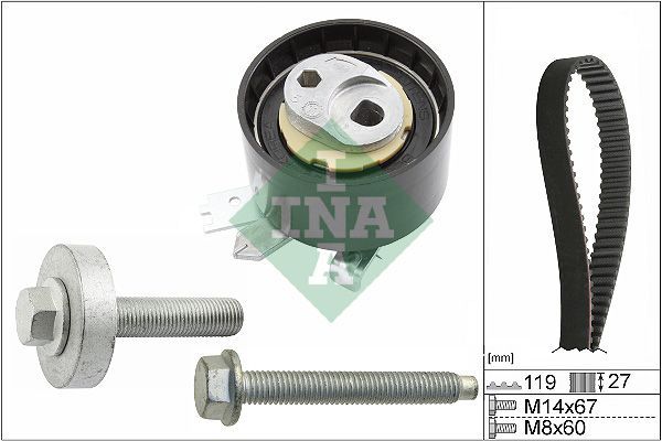 INA 530 0607 10 - Rozvodová sada -