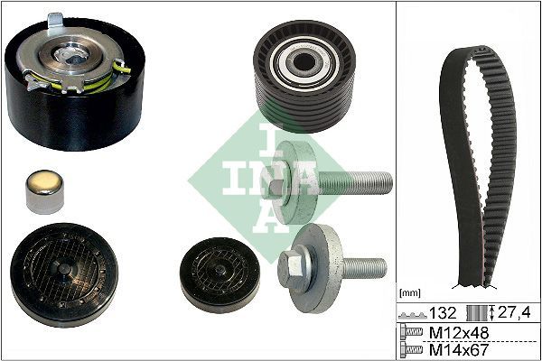 INA 530 0639 10 - Rozvodová sada -