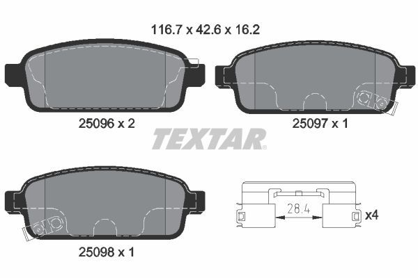 Textar 2509606