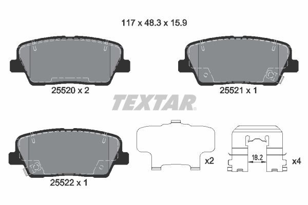 Textar 2552001