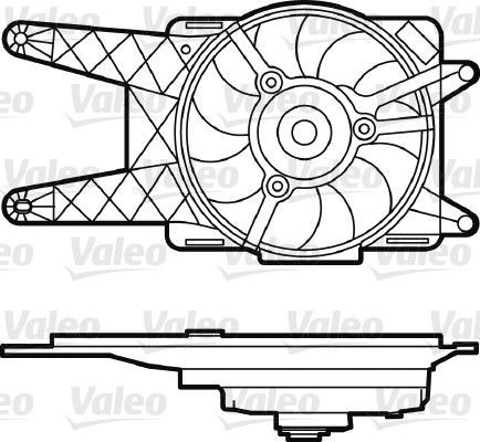 Valeo 698562 - Ventilátor motora -
