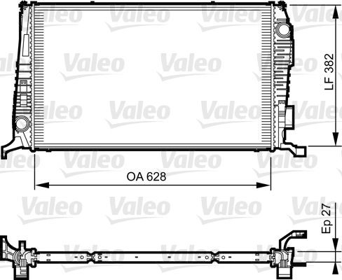 Valeo 735279 - Chladič vody -