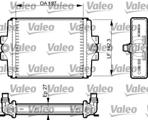 Valeo 735467 - Chladič vody -