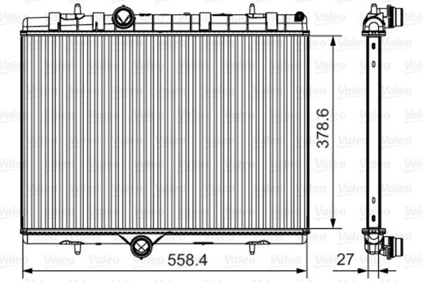 Valeo 735630 - Chladič vody -