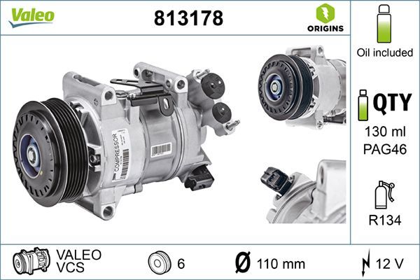 Valeo 813178 - Kompresor -