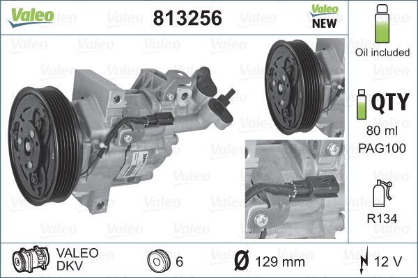 Valeo 813256 - Kompresor -