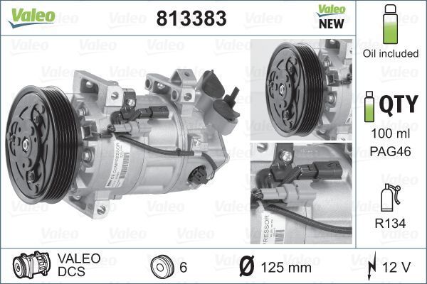Valeo 813383 - Kompresor -