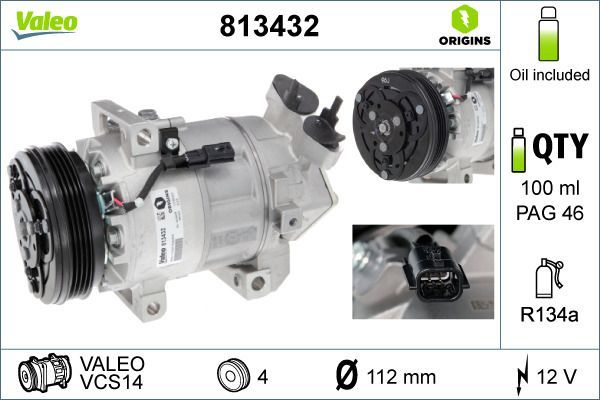 Valeo 813432 - Kompresor -