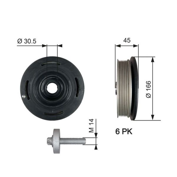 Gates TVD1041A -  -