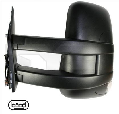 TYC 315-0006 - Spätné zrkadlo -