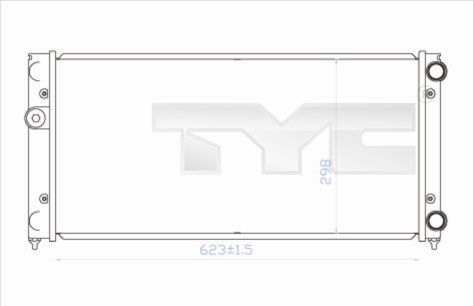 TYC 737-0028 - Chladič vody -