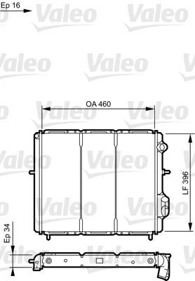 Valeo 730183 - Chladič vody -
