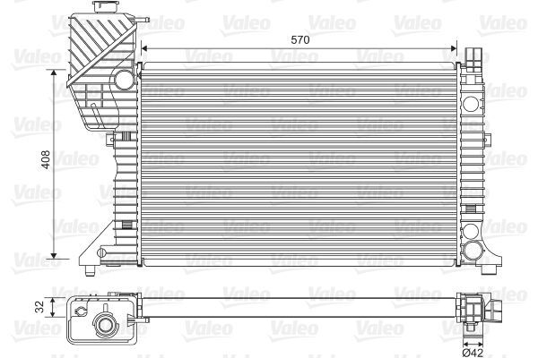 Valeo 730229 - Chladič vody -
