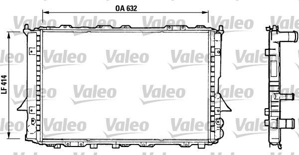 Valeo 730361 - Chladič vody -