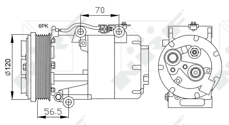 NRF 32250 - Kompresor -