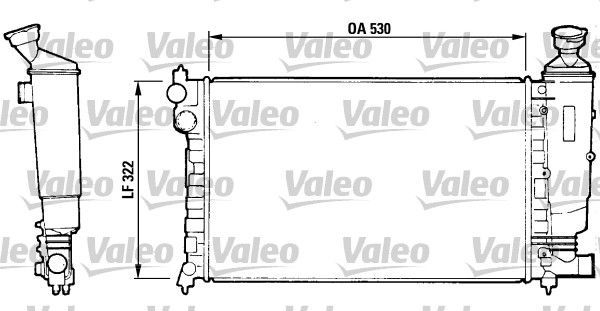 Valeo 730368 - Chladič vody -