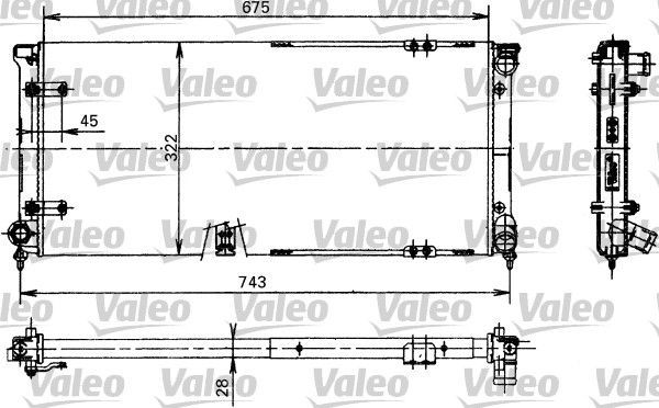Valeo 730370 - Chladič vody -