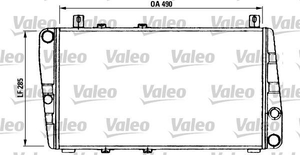 Valeo 730375 - Chladič vody -