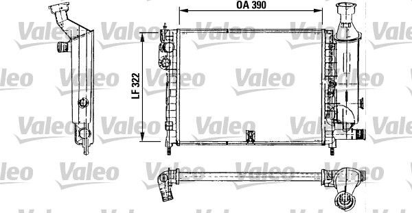 Valeo 730491 - Chladič vody -