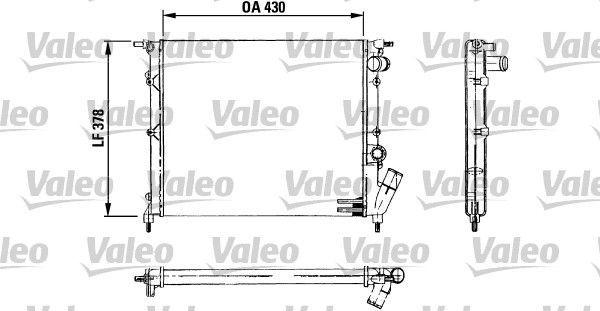 Valeo 730499 - Chladič vody -