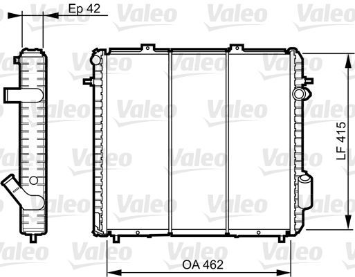 Valeo 730502 - Chladič vody -
