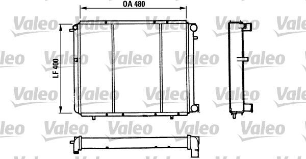 Valeo 730511 - Chladič vody -