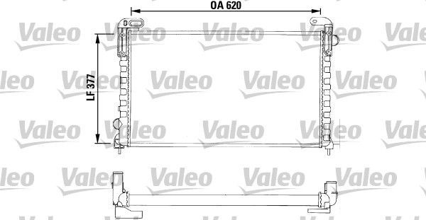 Valeo 730540 - Chladič vody -