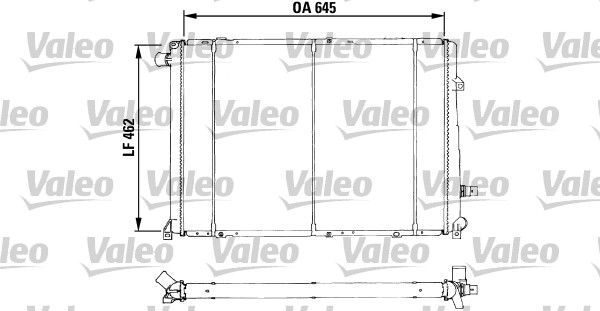 Valeo 730546 - Chladič vody -