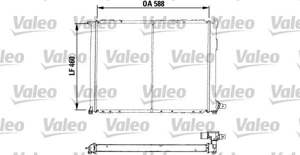 Valeo 730549 - Chladič vody -