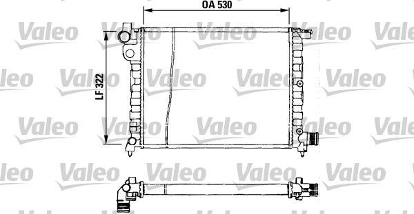 Valeo 730569 - Chladič vody -