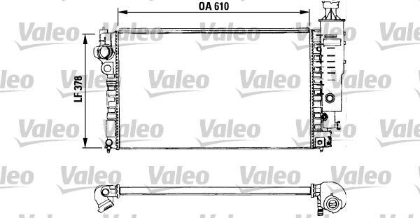Valeo 730577 - Chladič vody -
