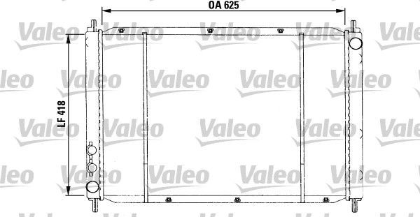 Valeo 730591 - Chladič vody -