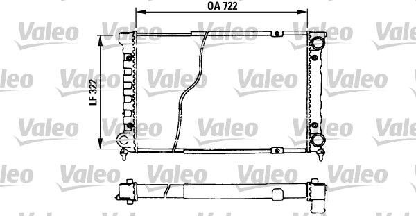 Valeo 730629 - Chladič vody -