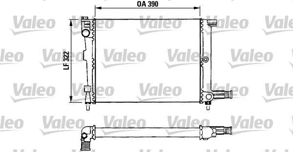 Valeo 730632 - Chladič vody -
