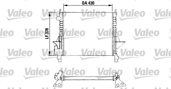 Valeo 730633 - Chladič vody -