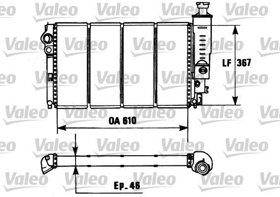 Valeo 730953 - Chladič vody -