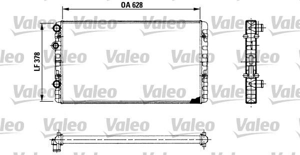 Valeo 730955 - Chladič vody -